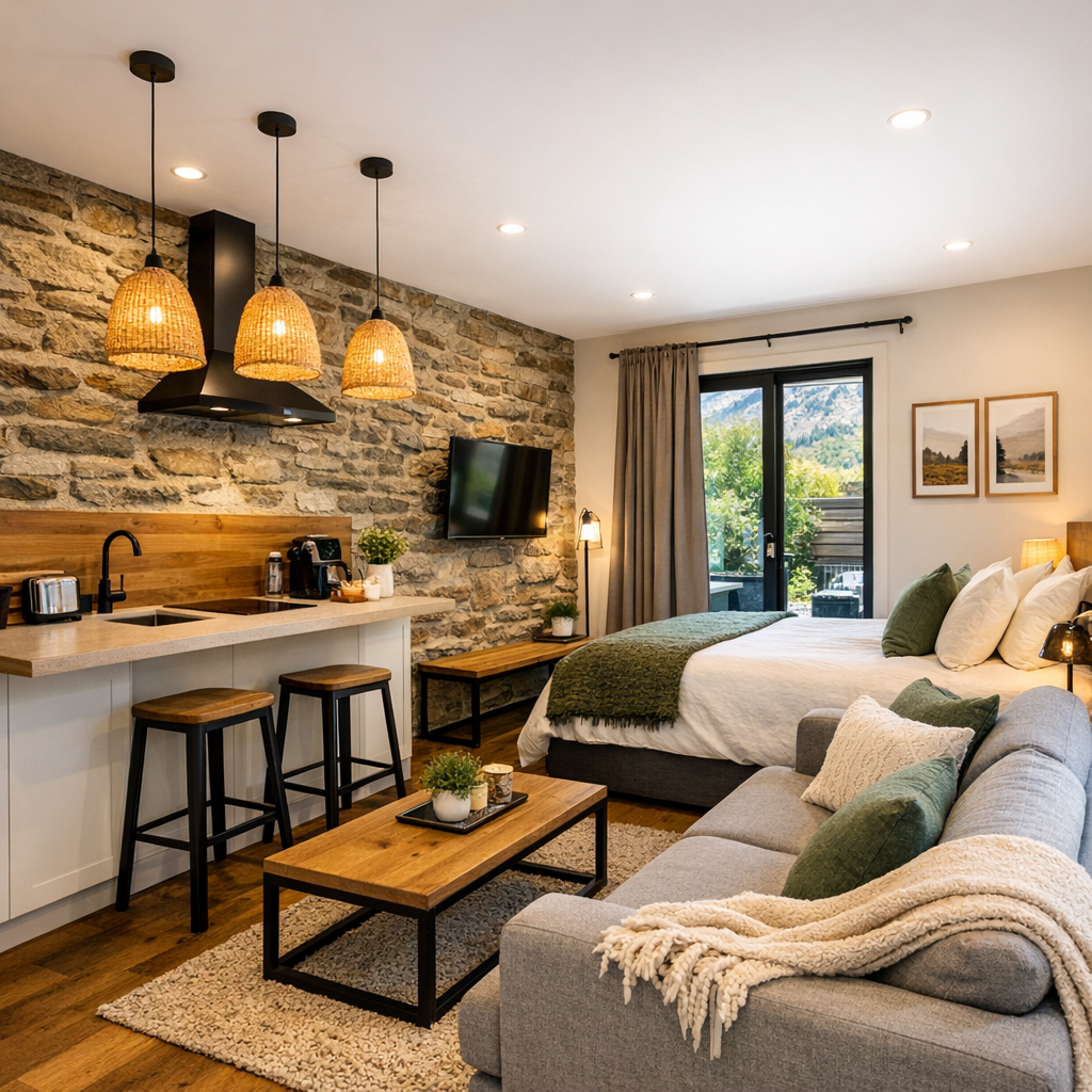 Modern 1BR Apartment in Queenstown Central